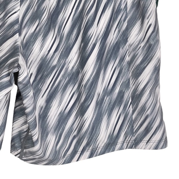 Peloton Turin Shorts Mens Medium Abstract Print Elastic Waist Lined Training Gym - Picture 11 of 13